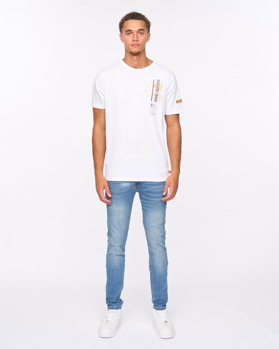 Mens Maylead Slim Fit Jeans Light Wash