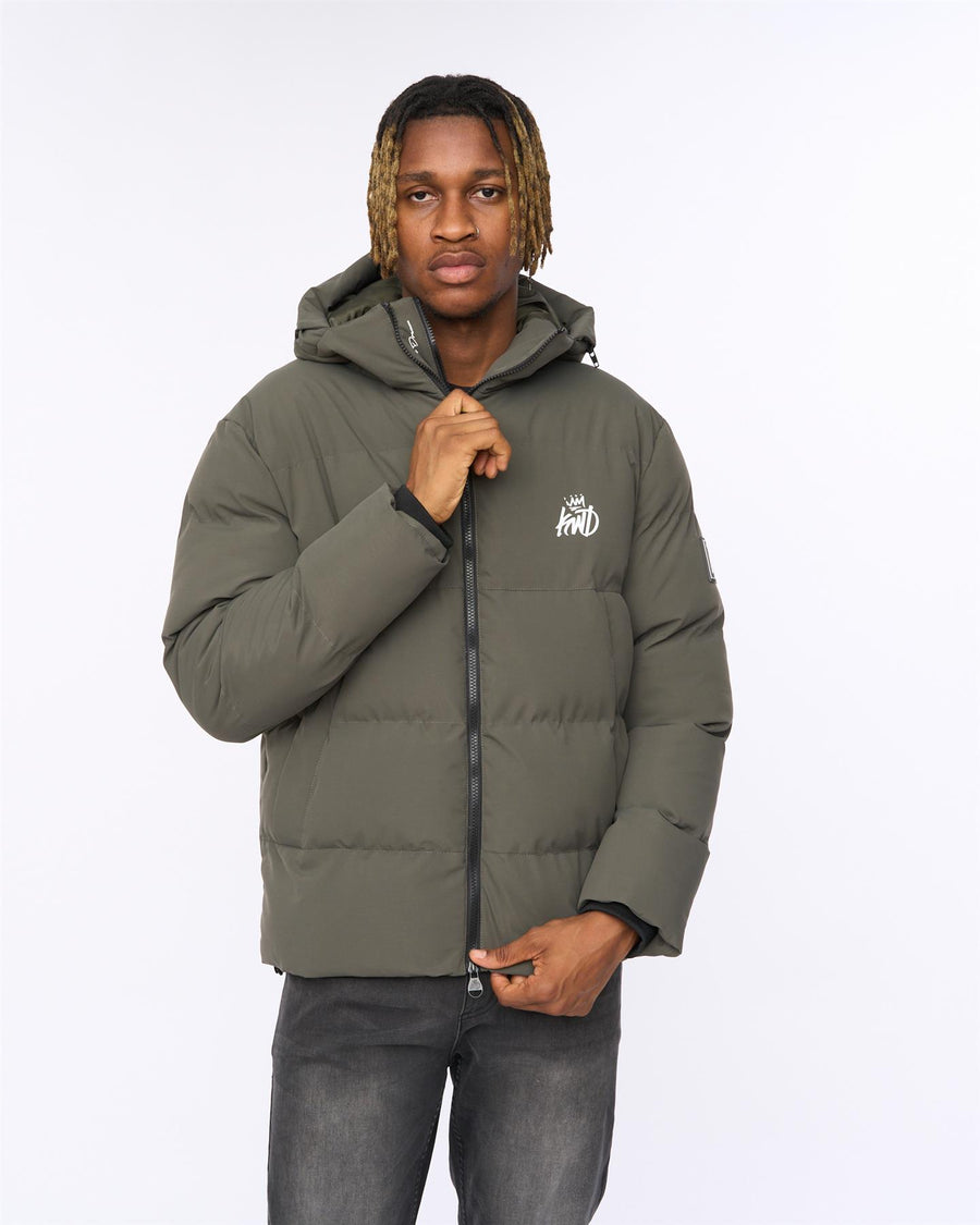 Mens Nahjo Puffer Jacket Olive