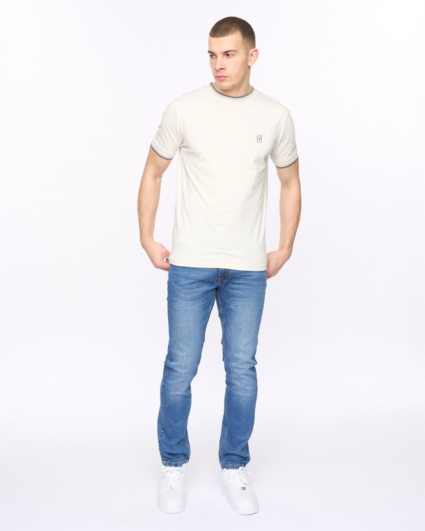 Mens Deuxtip T-Shirt Off White