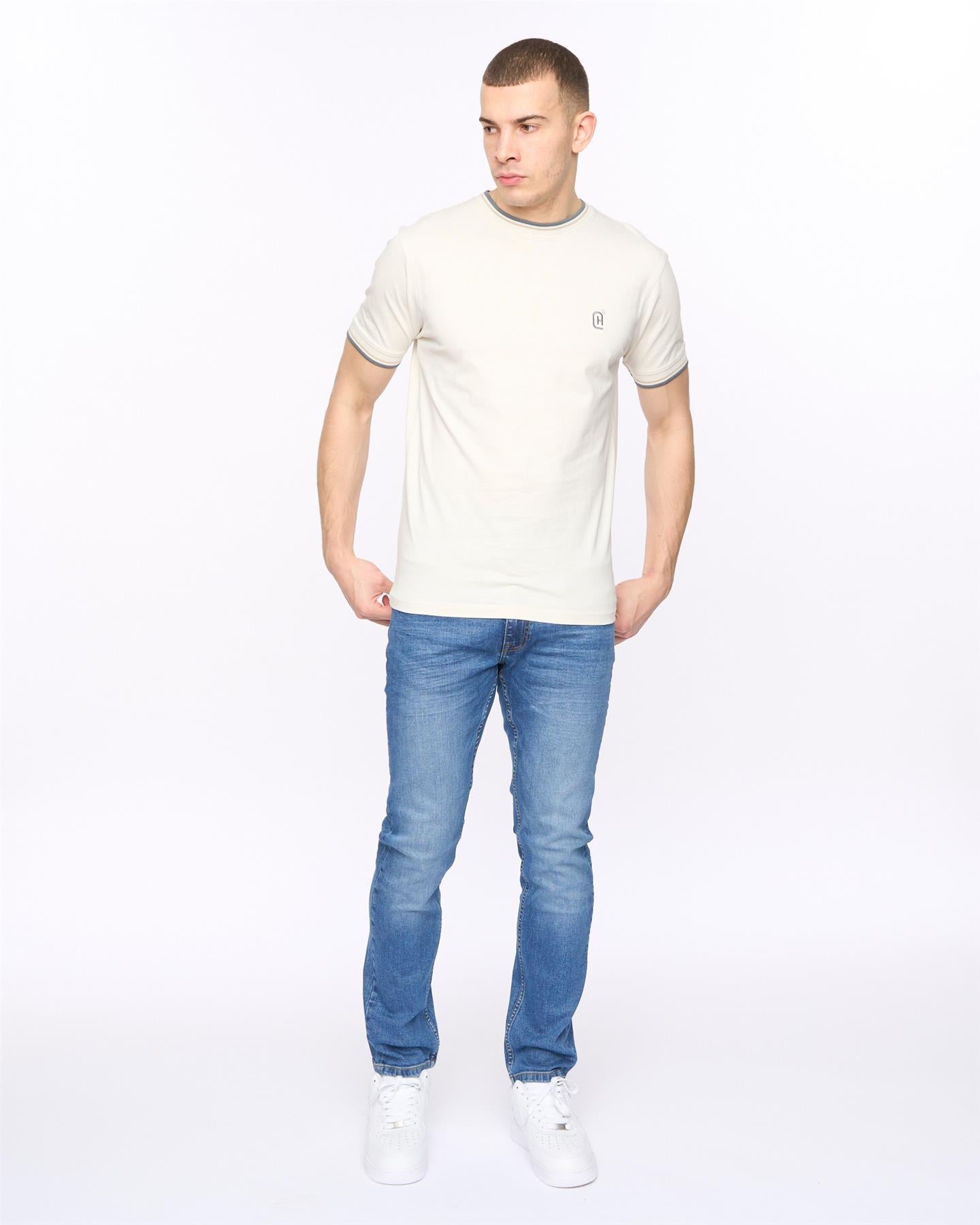 Mens Deuxtip T-Shirt Off White