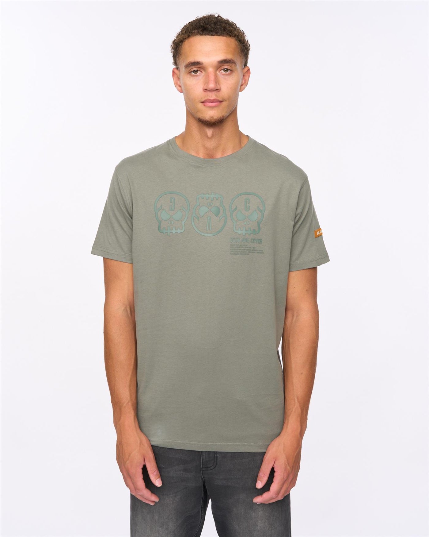 Mens Deltamans T-Shirt Dark Olive