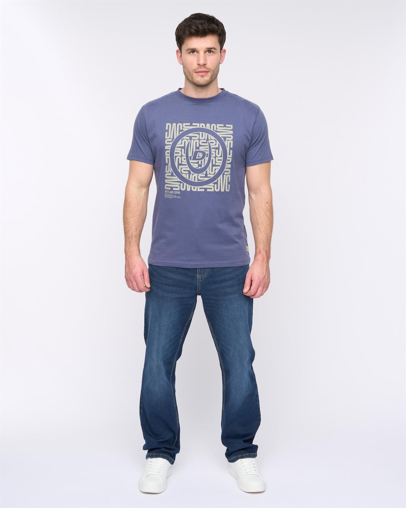 Mens Pixalate T-Shirt Navy