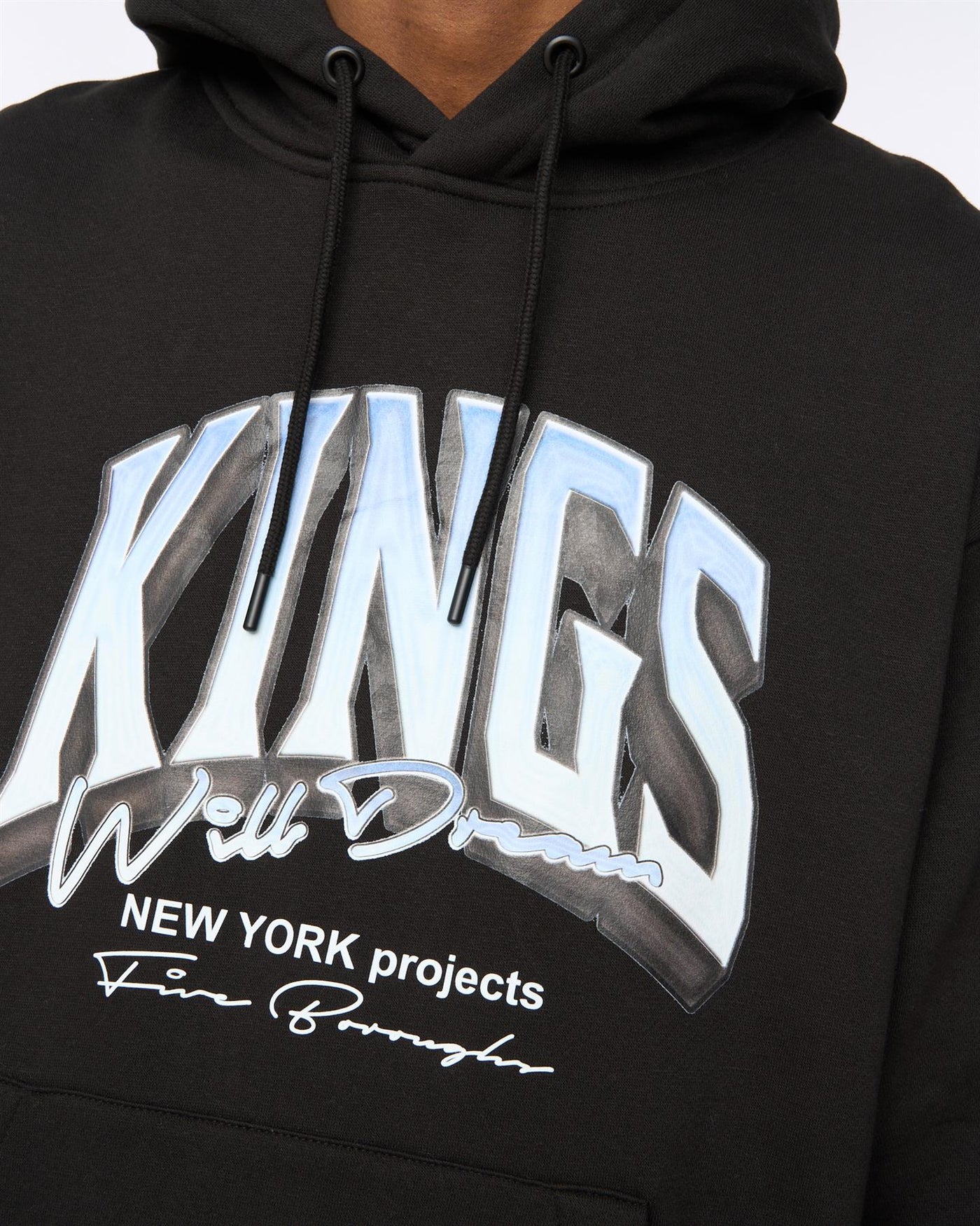 Mens Kingteam Hoodie Black