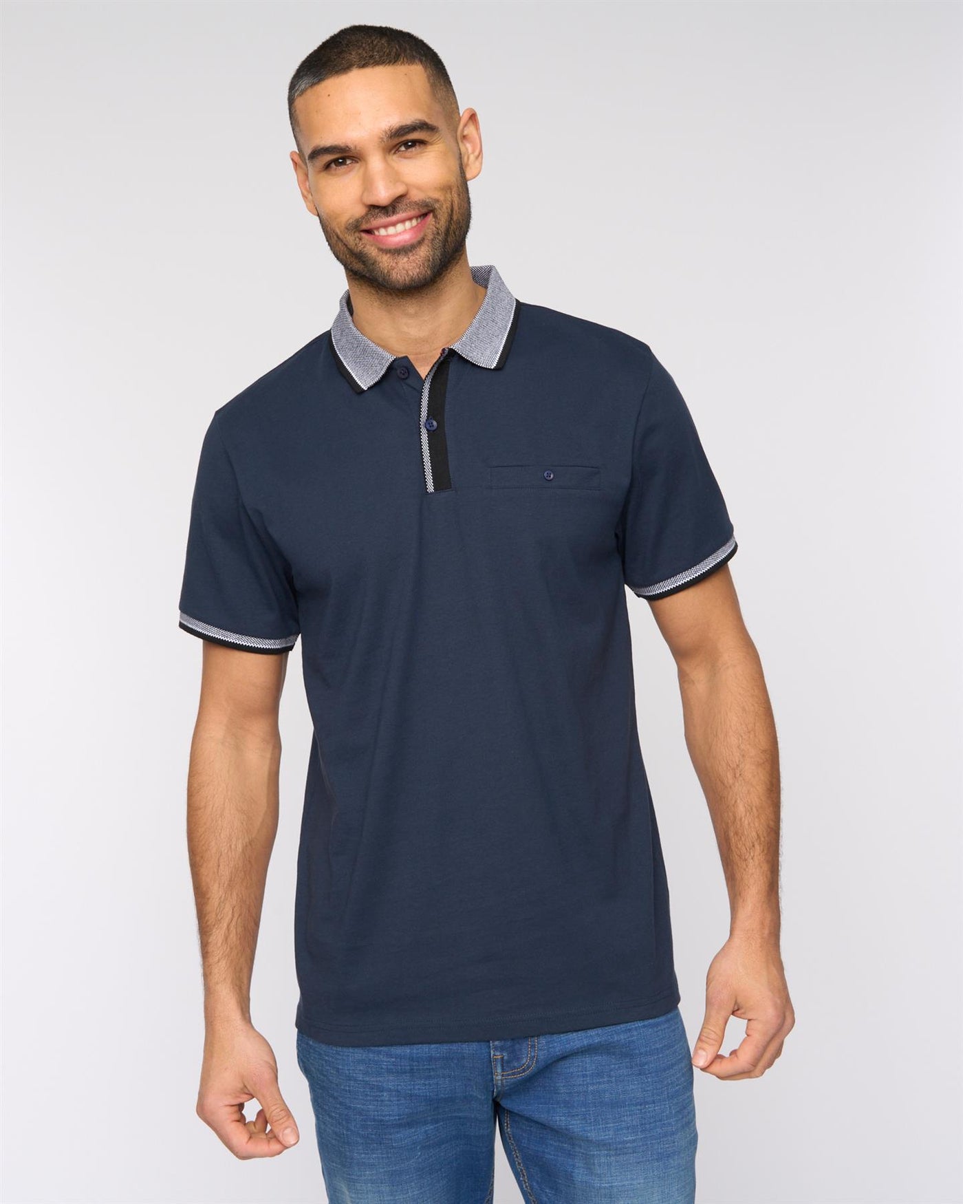 Mens Eastbrook Polo Navy