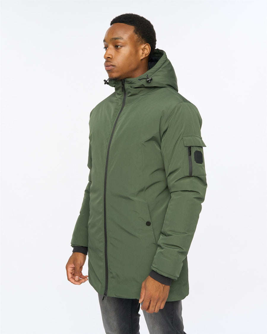 Mens Mantrax Padded Jacket Dark Olive