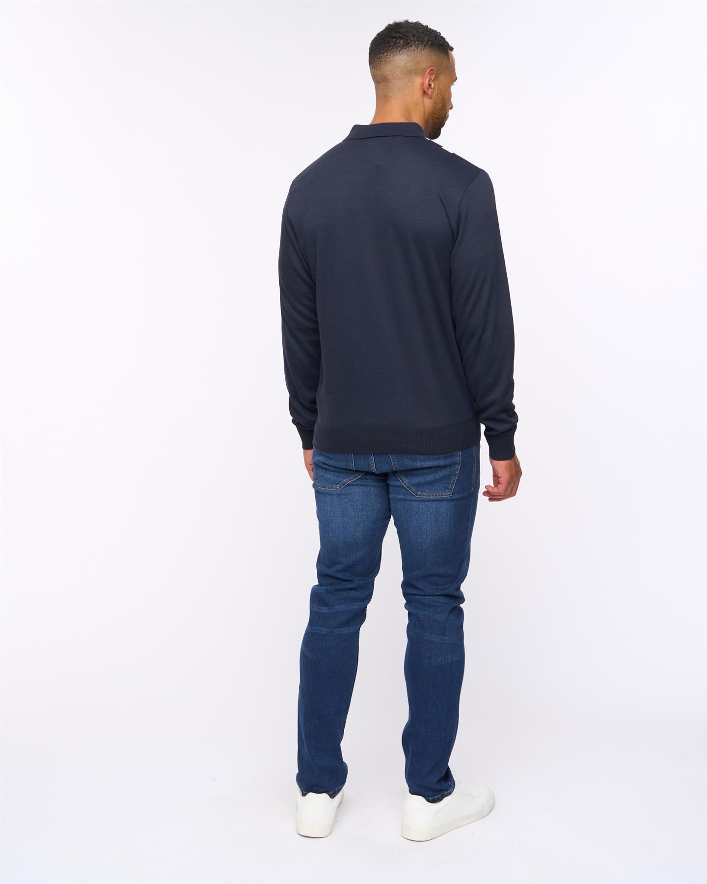 Stalwart Knit Polo Navy