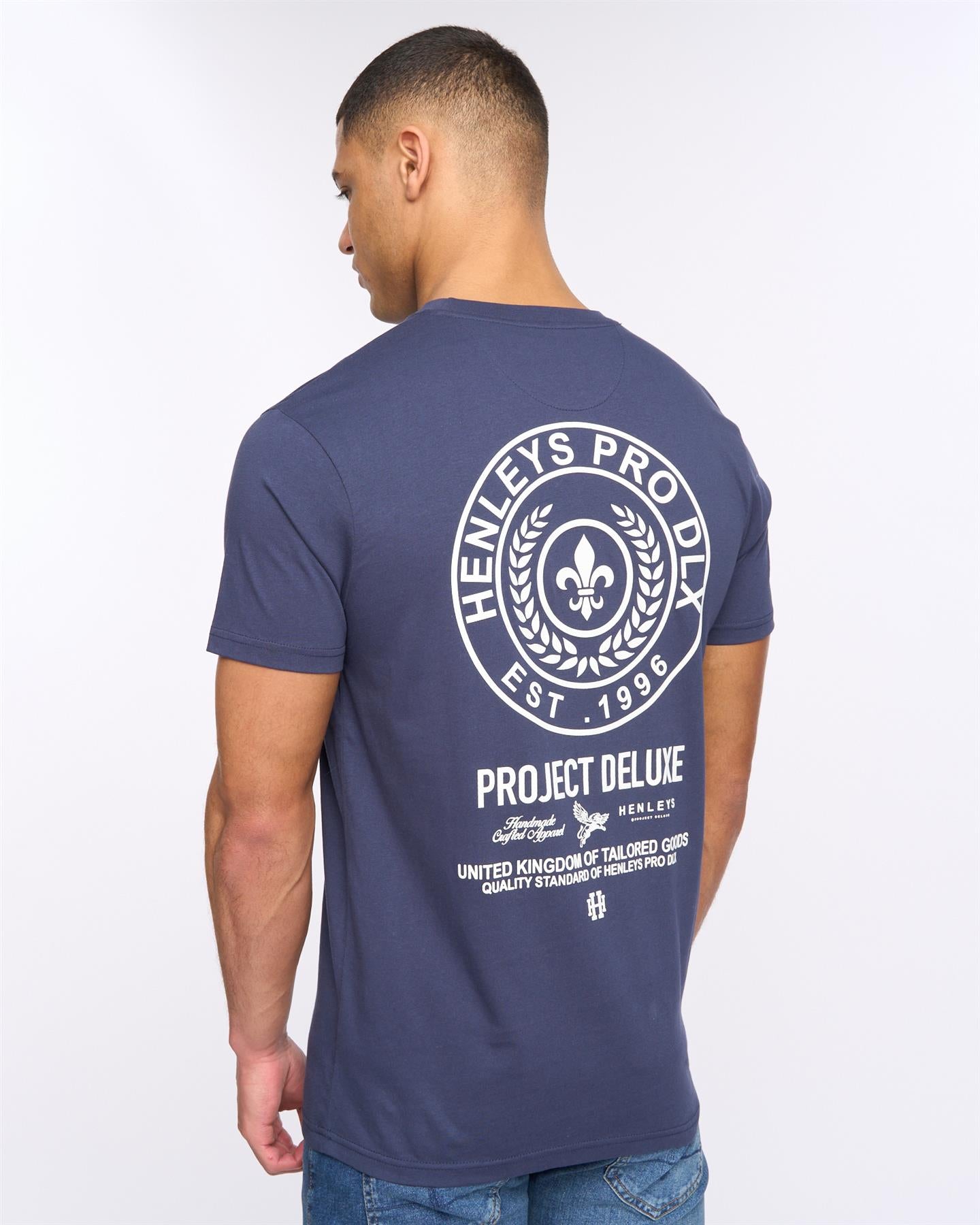 Mens Henstamp T-Shirt Navy