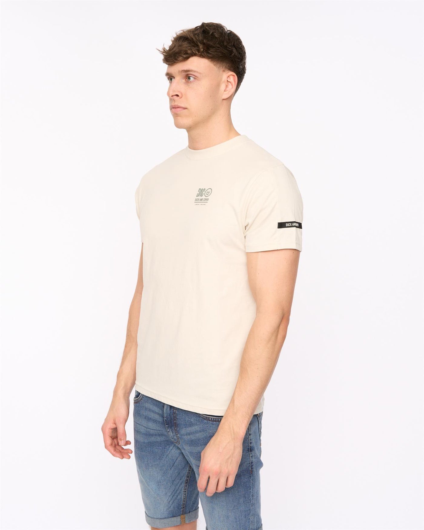 Mens Lynnfold T-Shirt Light Stone