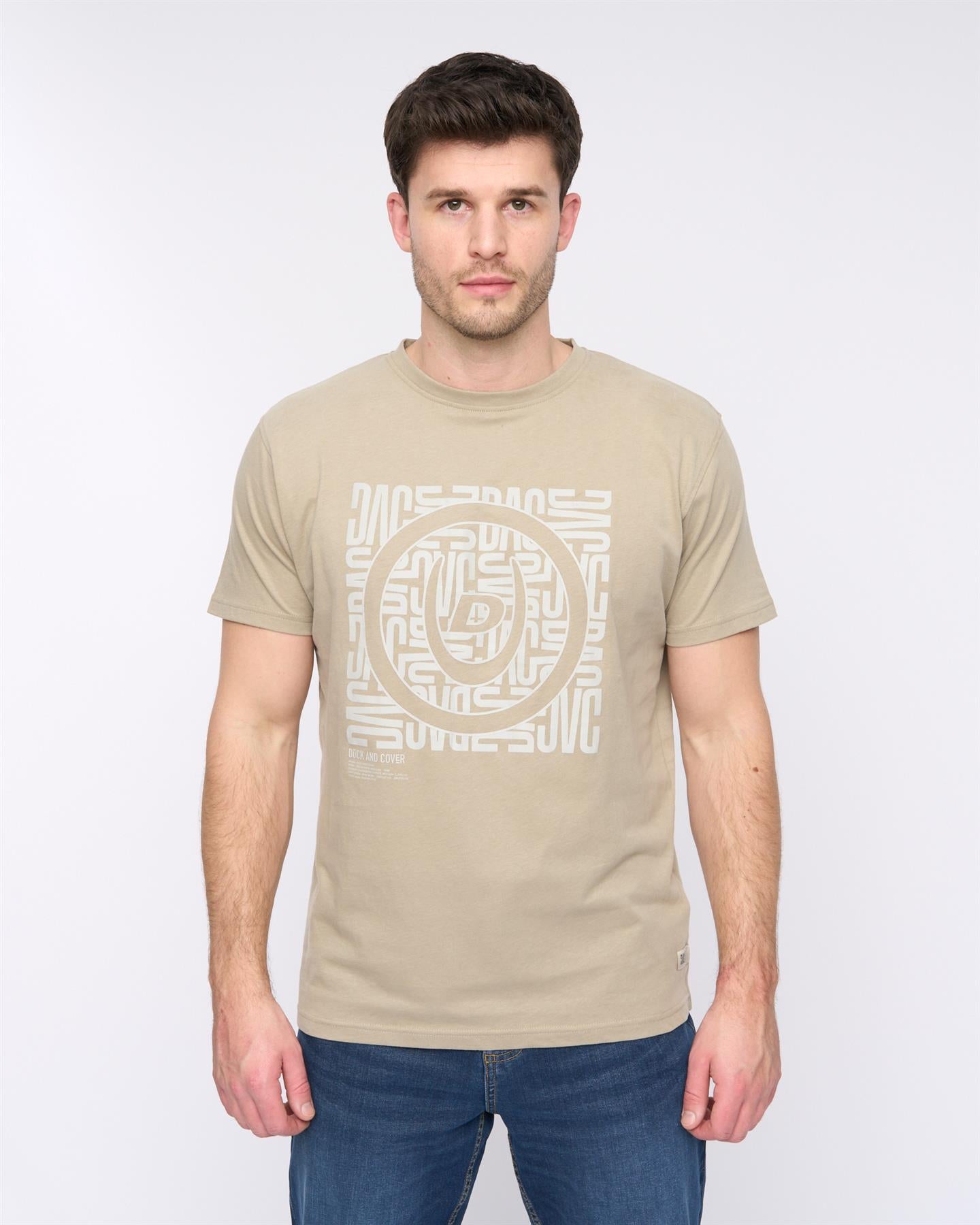 Mens Pixalate T-Shirt Light Sage