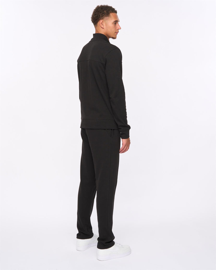 Mens Tames Zip Thru Sweat & Joggers Set Black