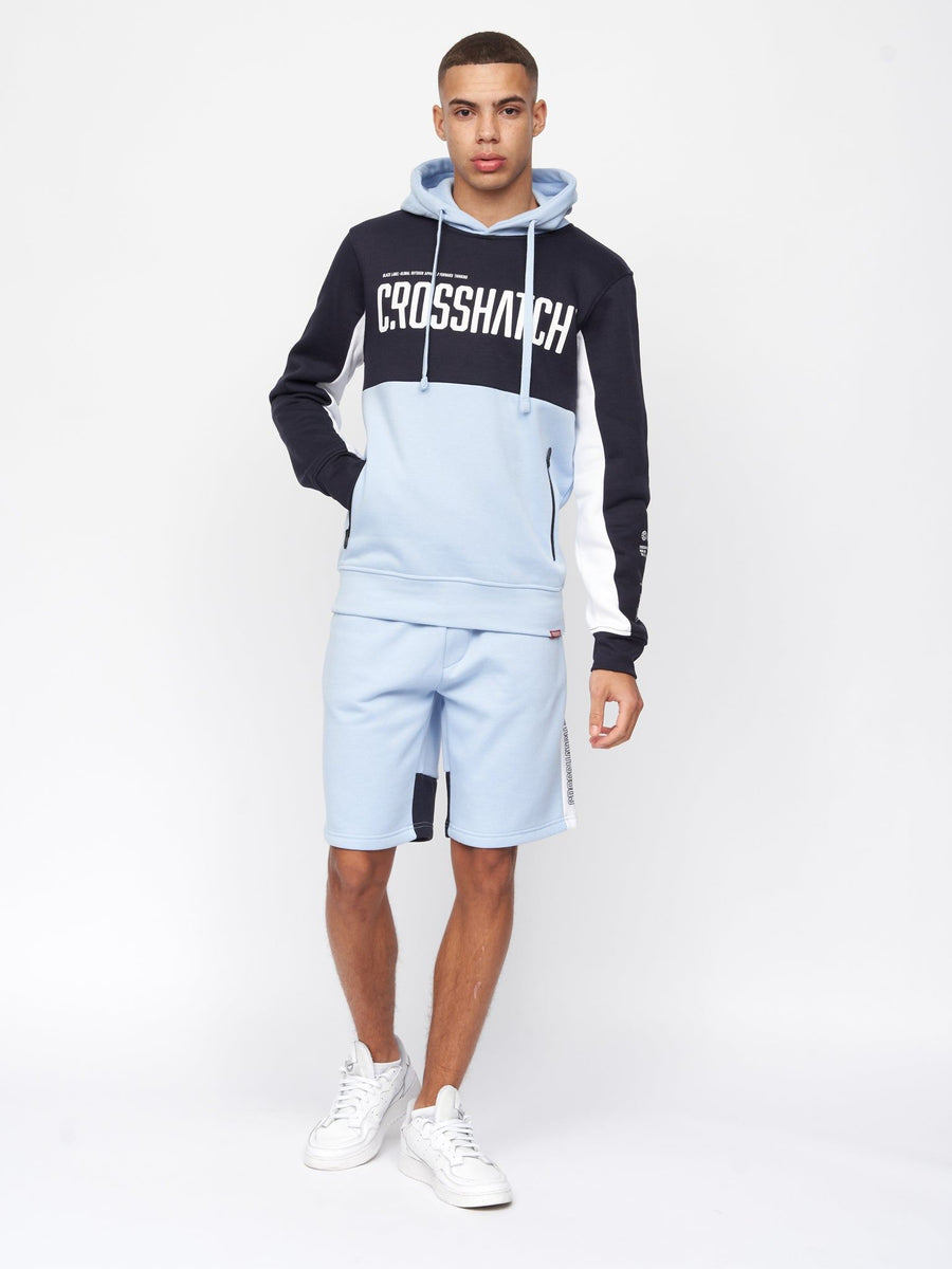 Mens Compounds Hoodie Navy/Light Blue