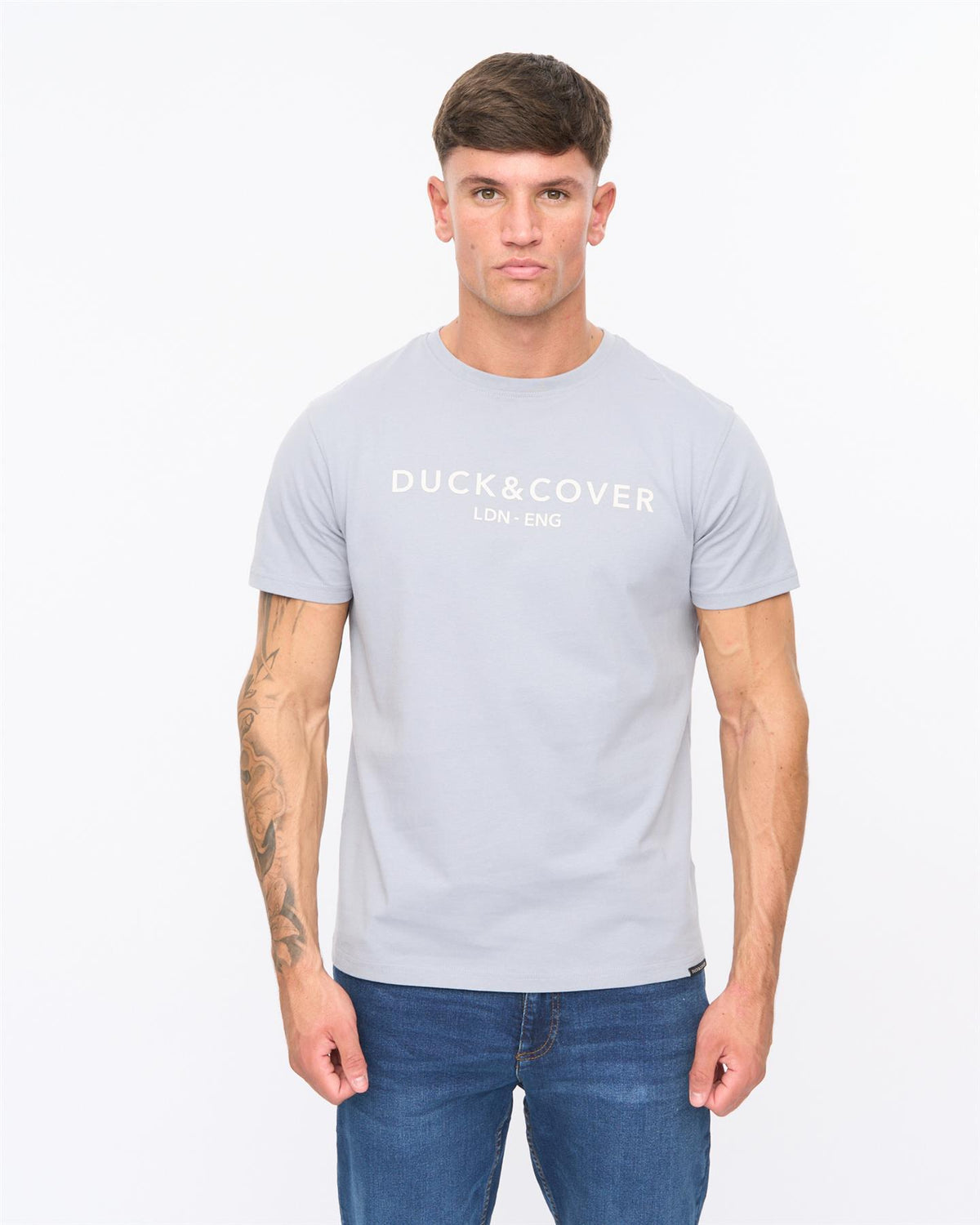 Mens Chamata T-Shirt Steel Blue