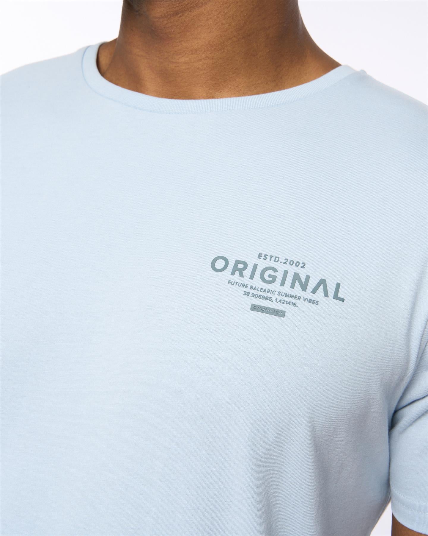 Mens Summevibe T-Shirt Sky Blue