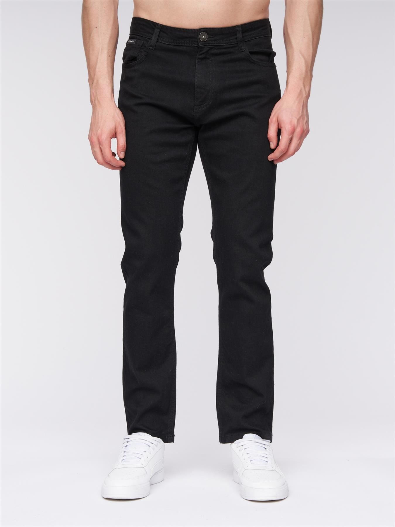 Mens Craze Comfort Fit Jeans Black