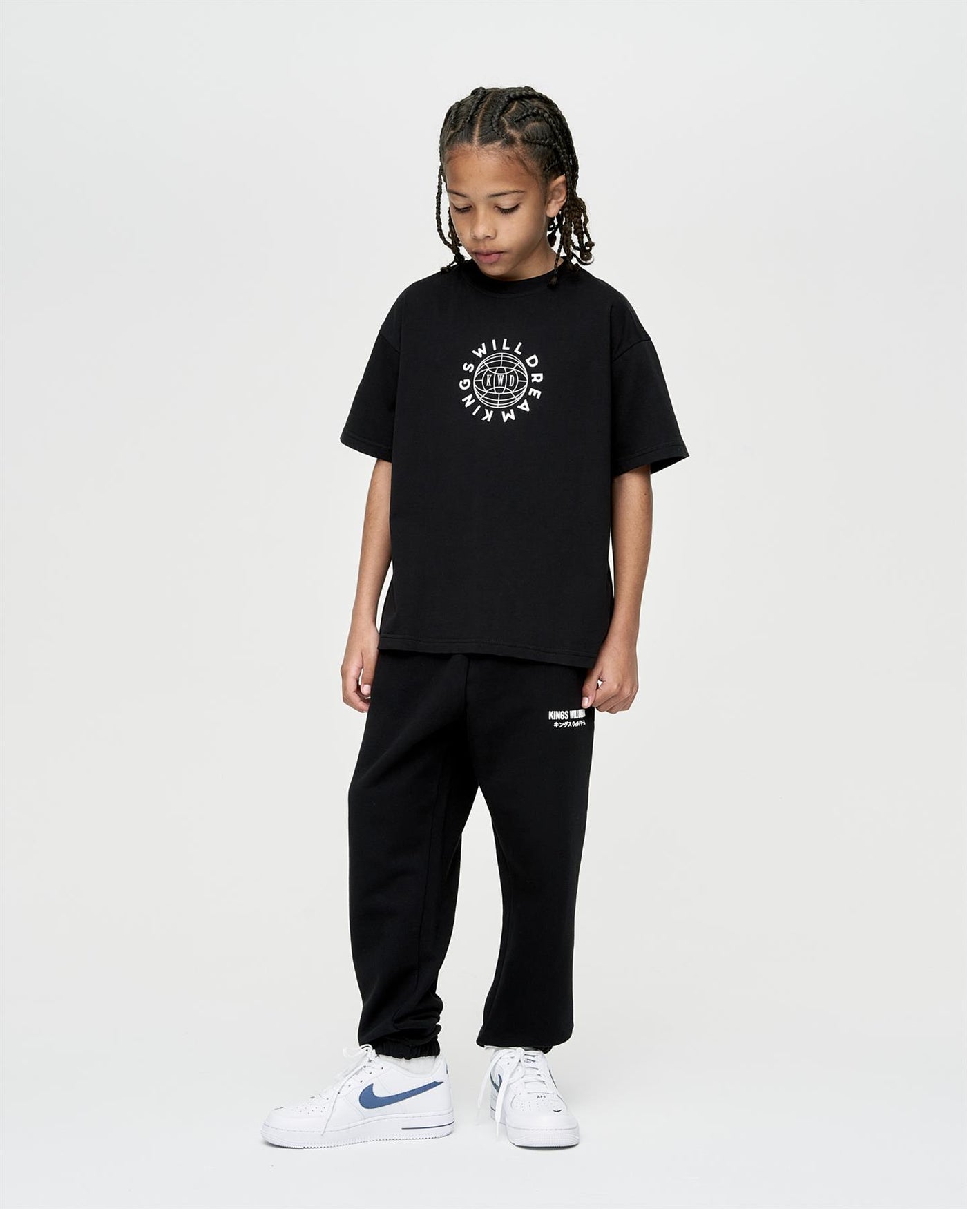 Kids Boys Studio Globalise T-Shirt Black