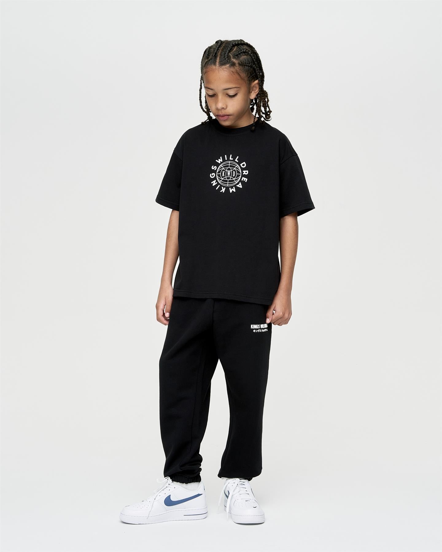 Kids Boys Studio Globalise T-Shirt Black