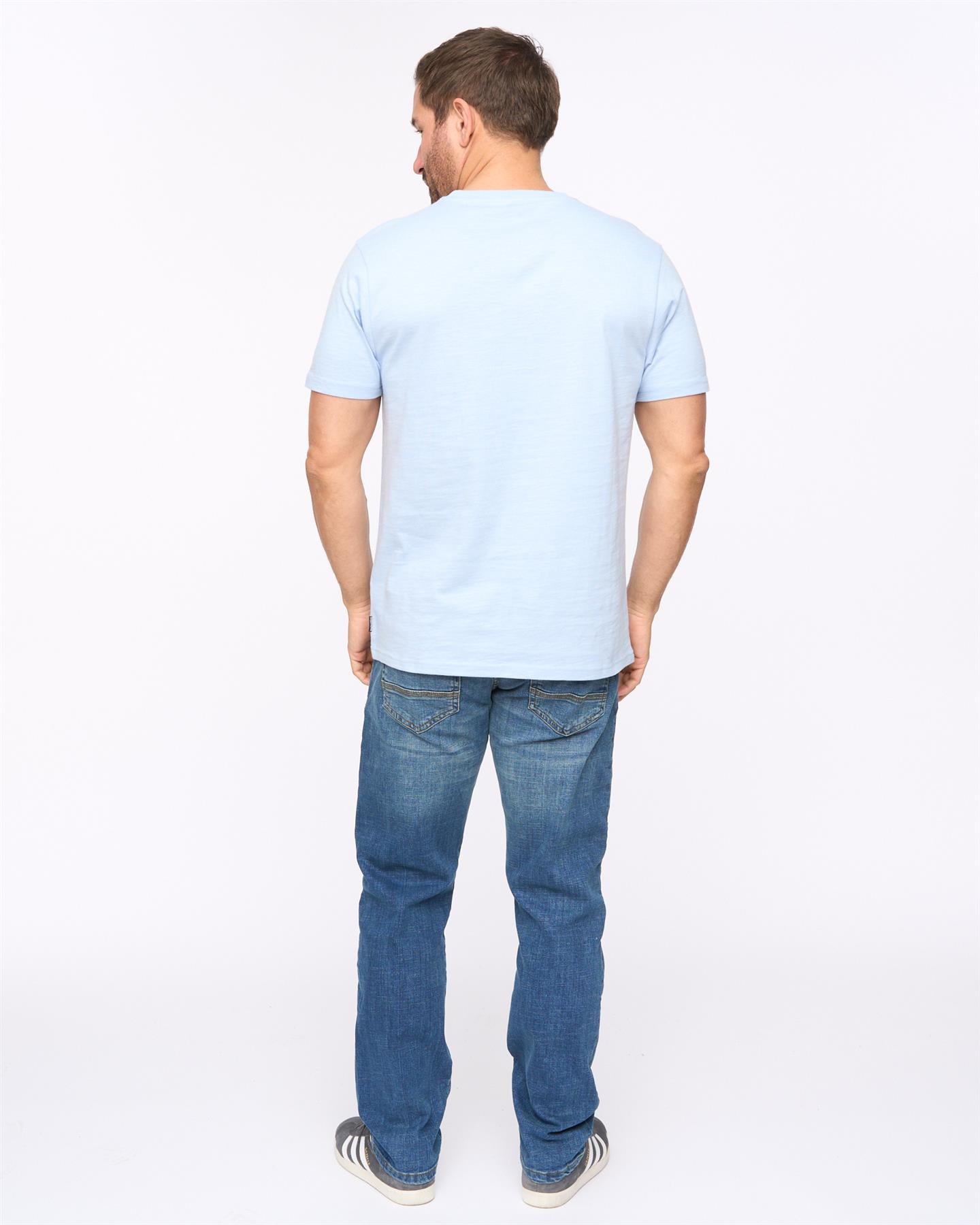 Mens Laylen T-Shirt Light Blue