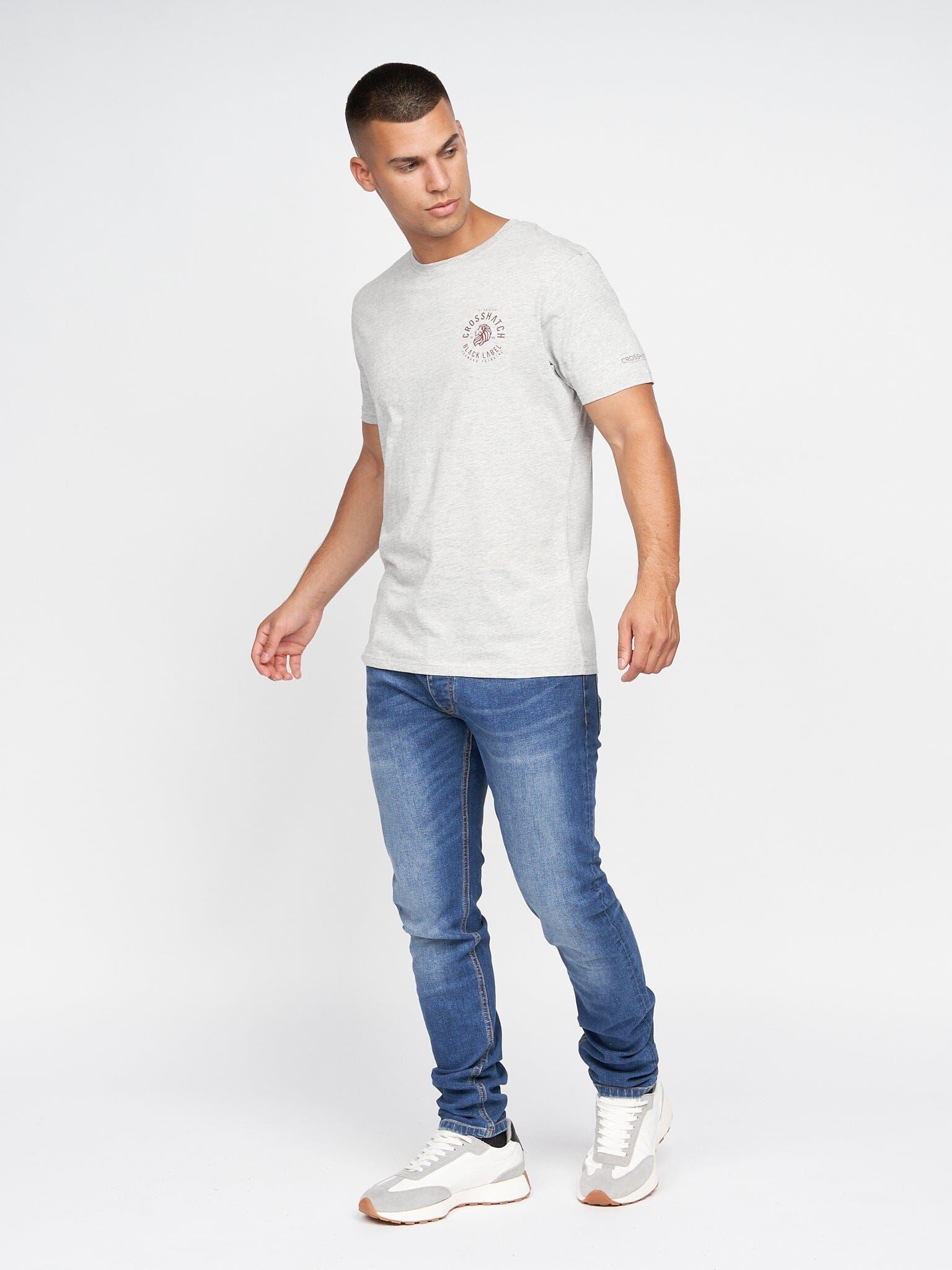 Oldskool T-Shirt 2pk Red/Grey