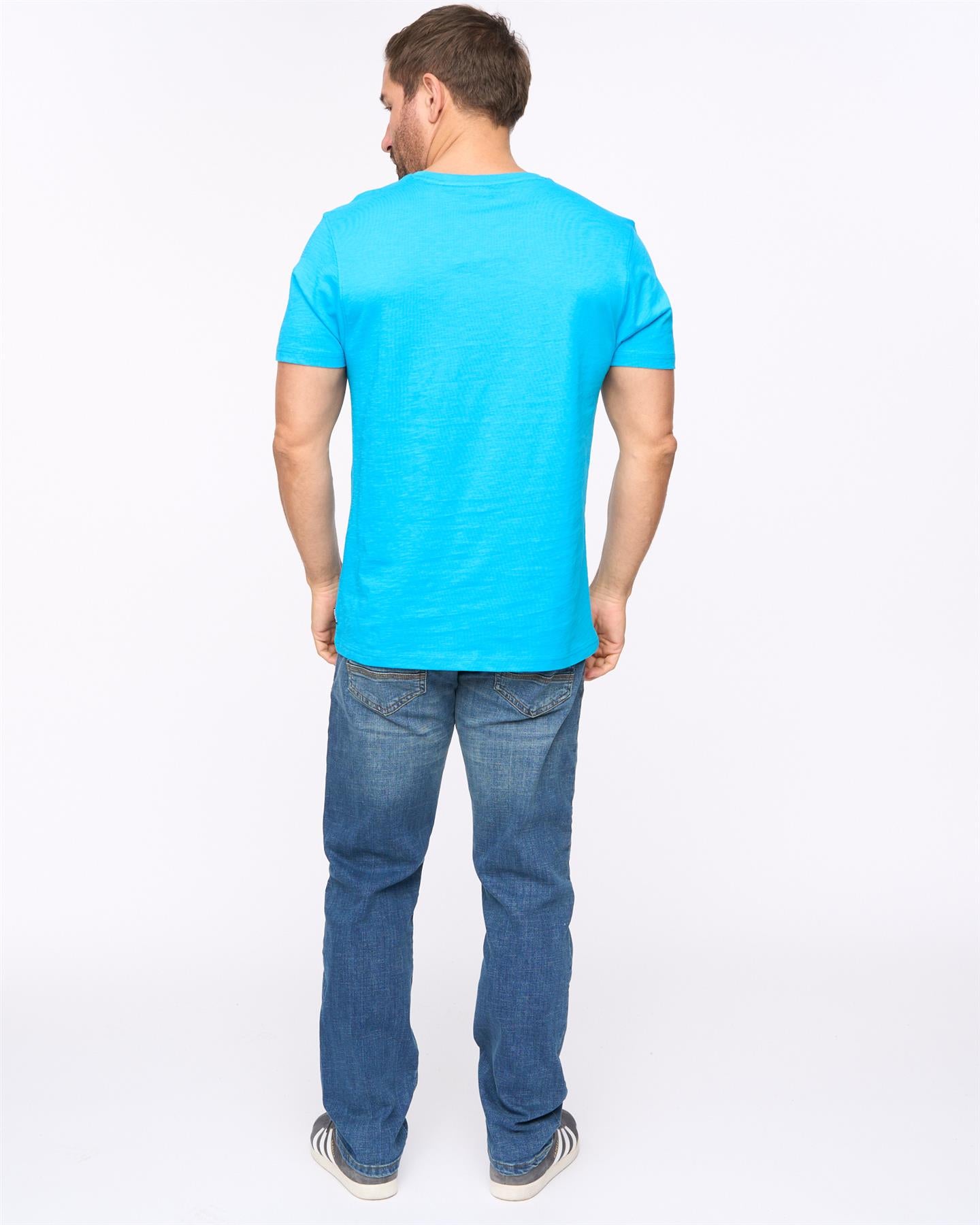 Mens Sandico T-Shirt Turquoise