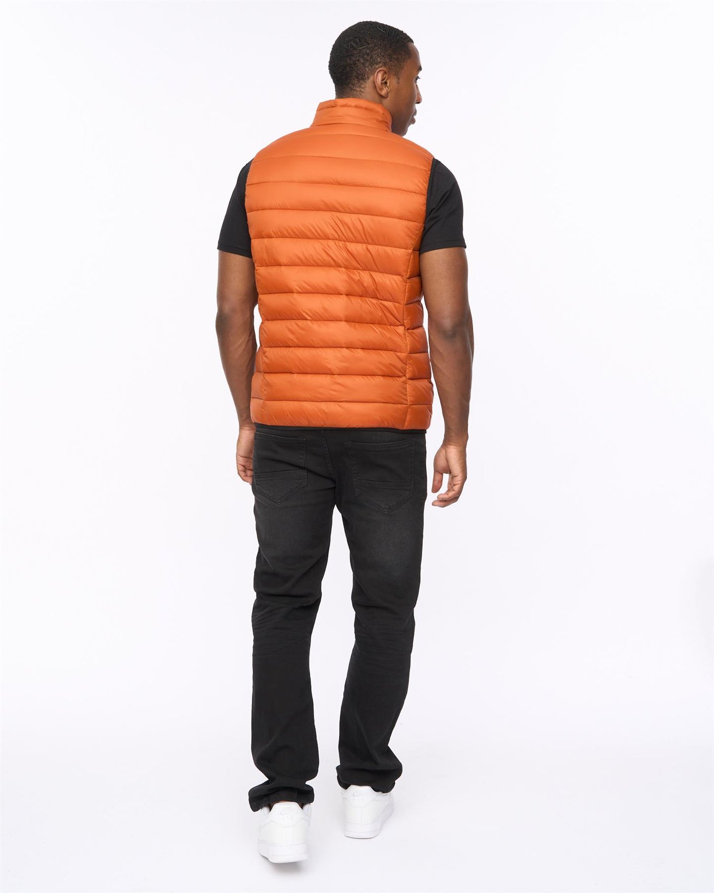 Mens Gattering MVE Gilet Burnt Orange