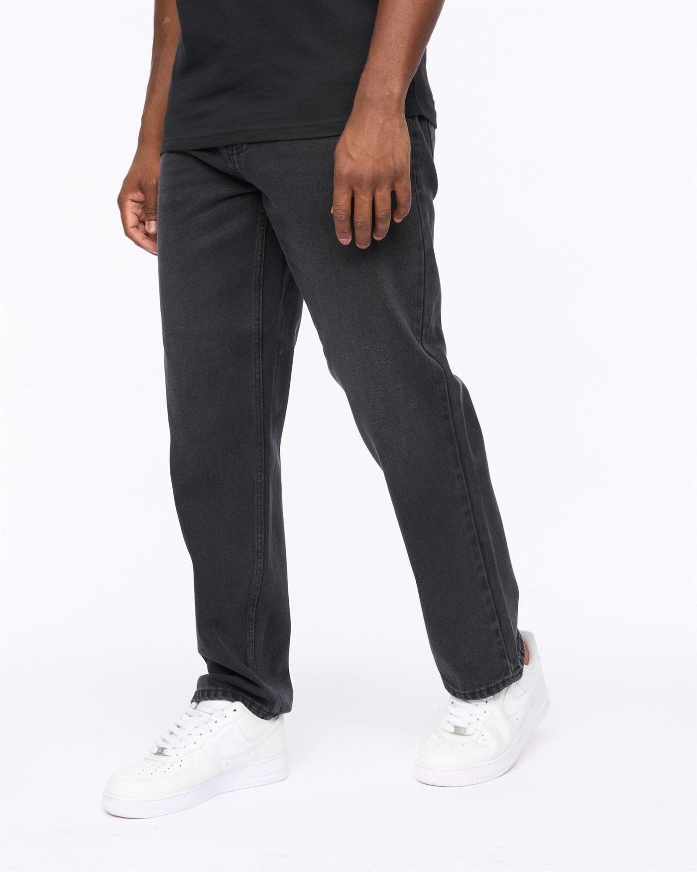Mens Tillman Baggy Jeans Black Wash