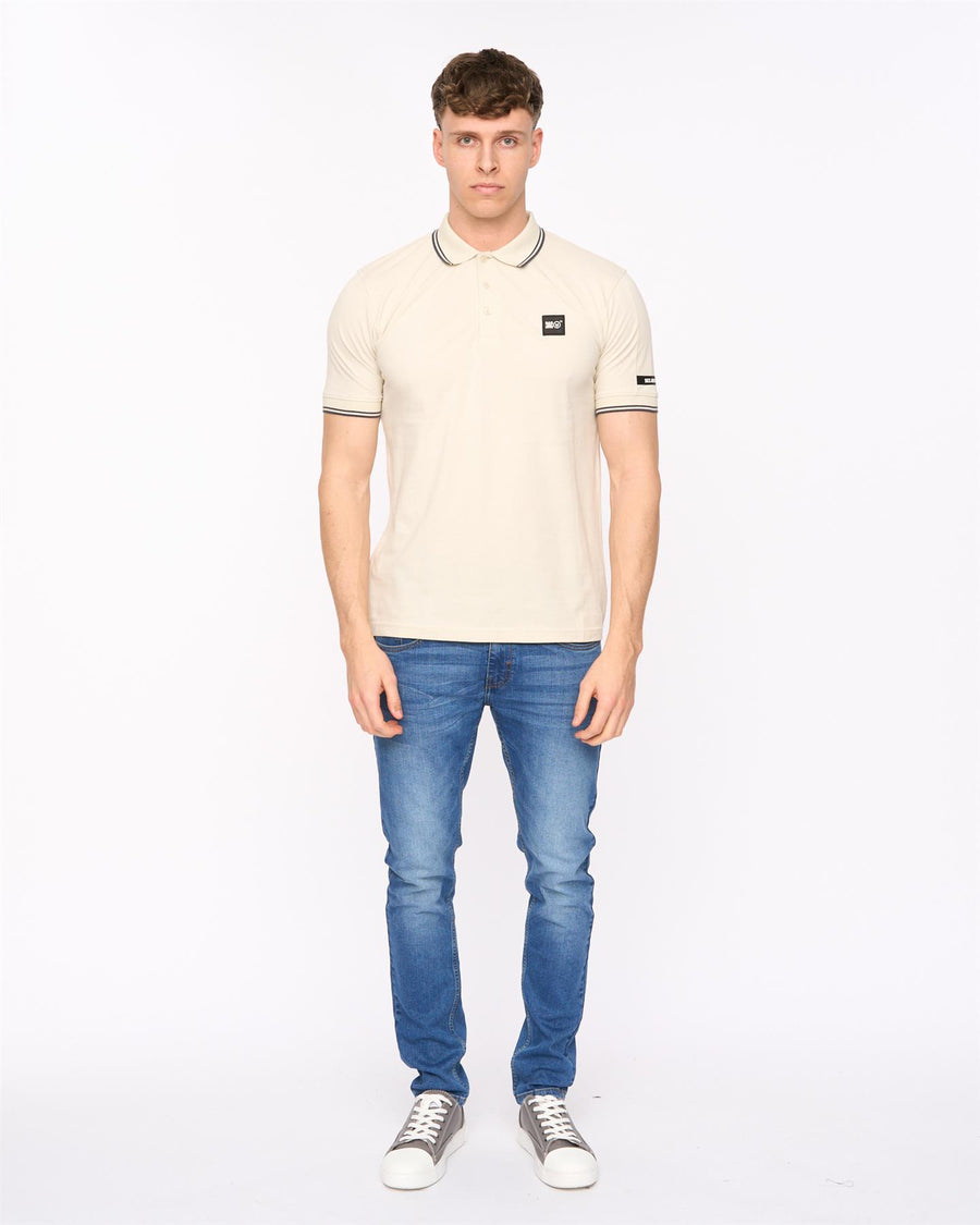 Mens Wrentham Polo Light Stone