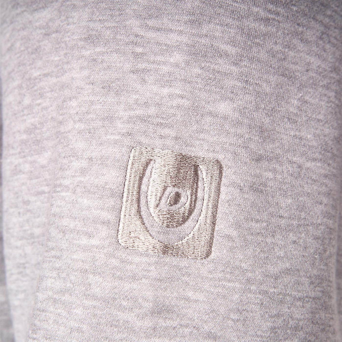 Mens Meleweres Snood Hoodie Grey Marl