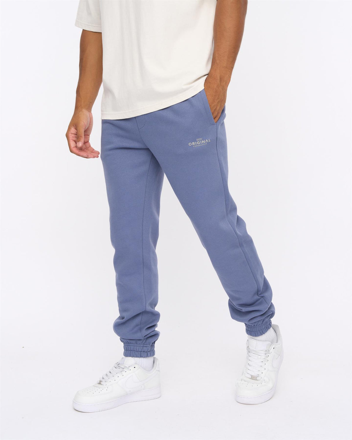 Mens Mappedout Joggers Denim Blue