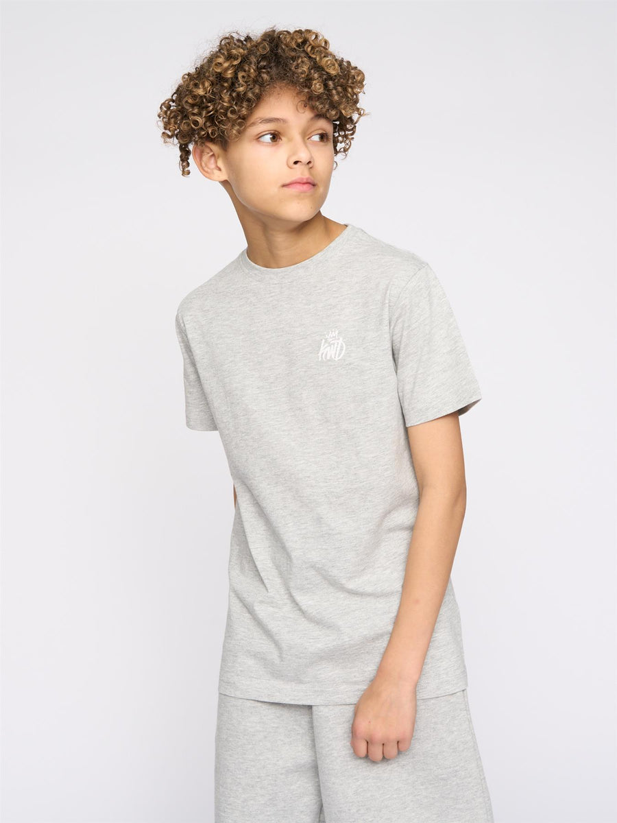 Kids Boys Stanton T-Shirt Grey Marl