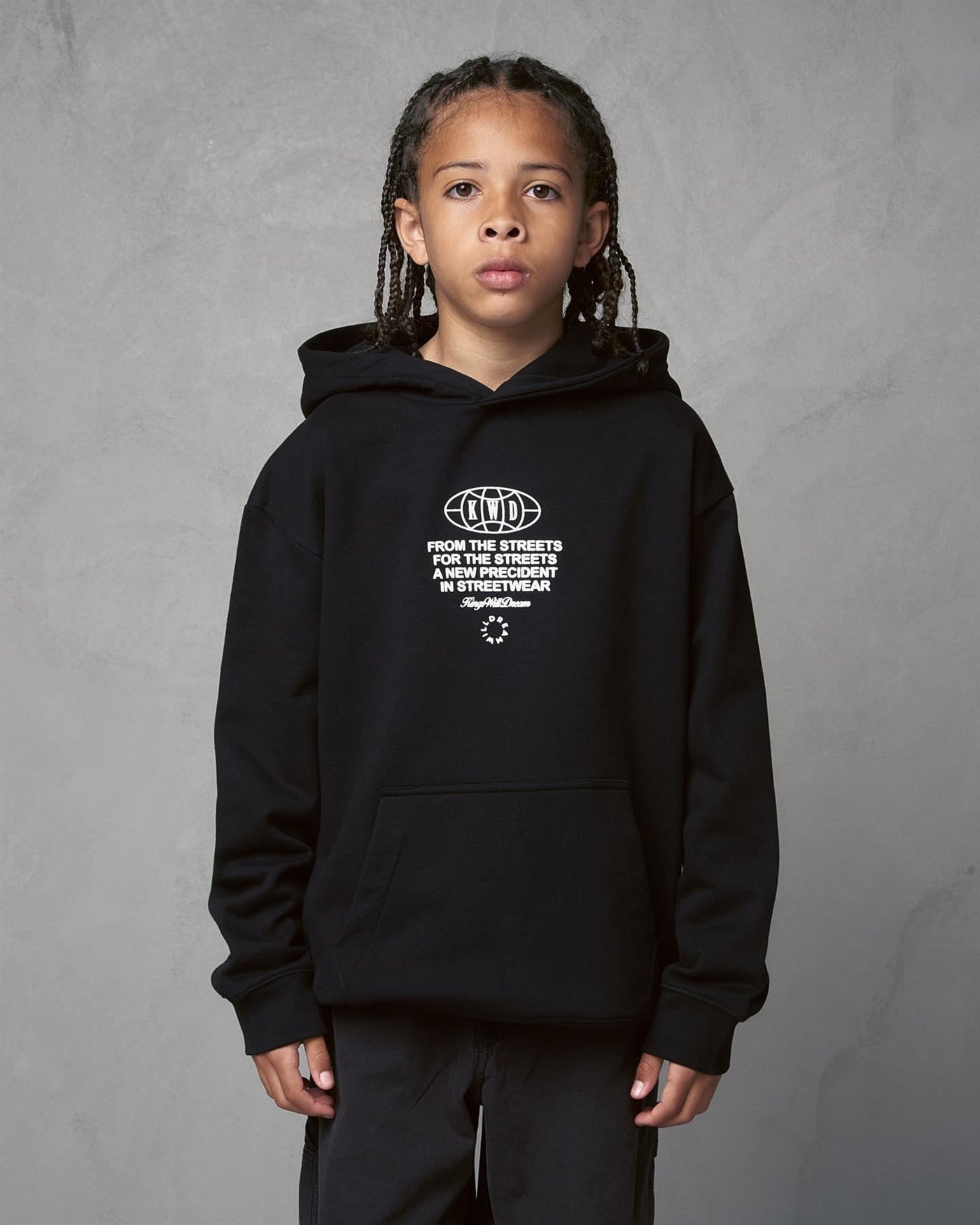 Kids Boys Studio Angel City Hoodie Black