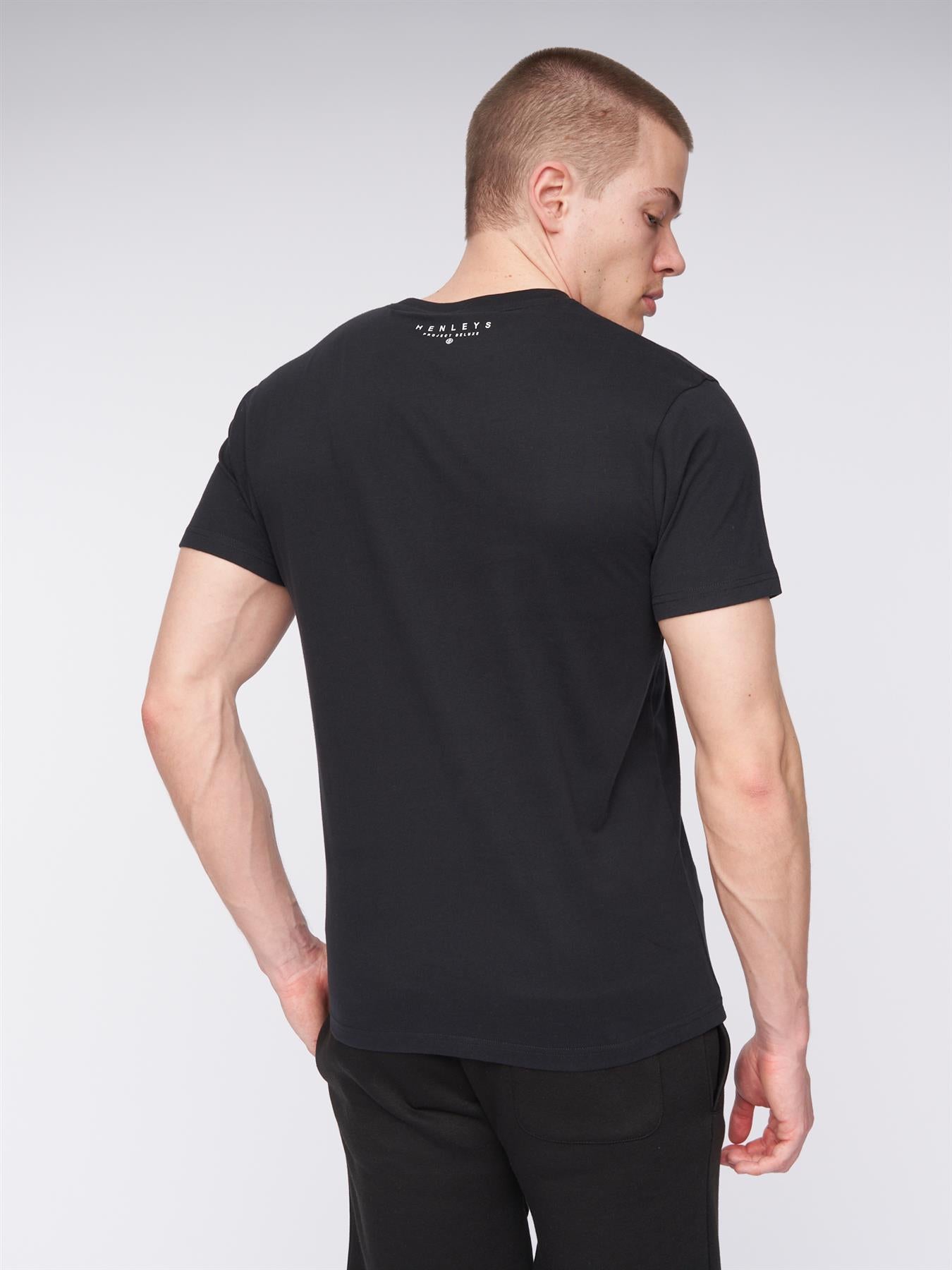 Mens Aitchen T-Shirt Black