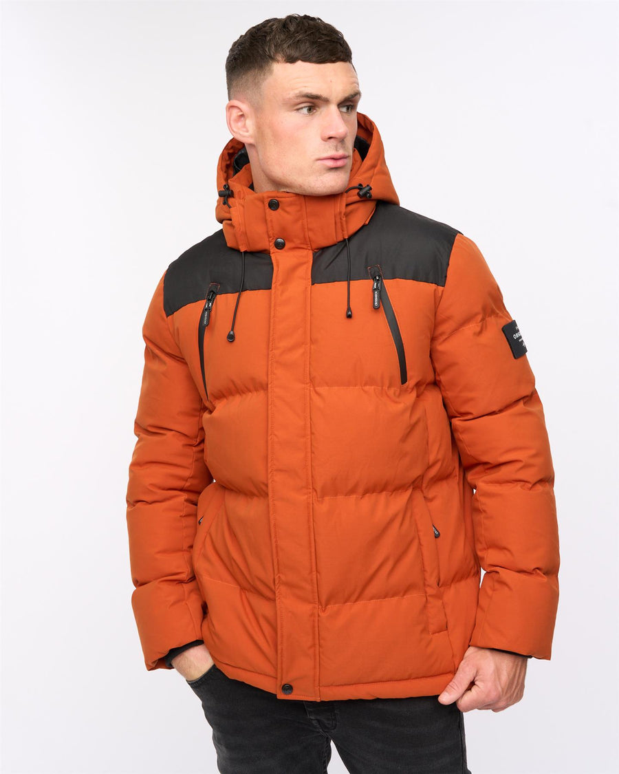 Mens Menray Jacket Burnt Orange
