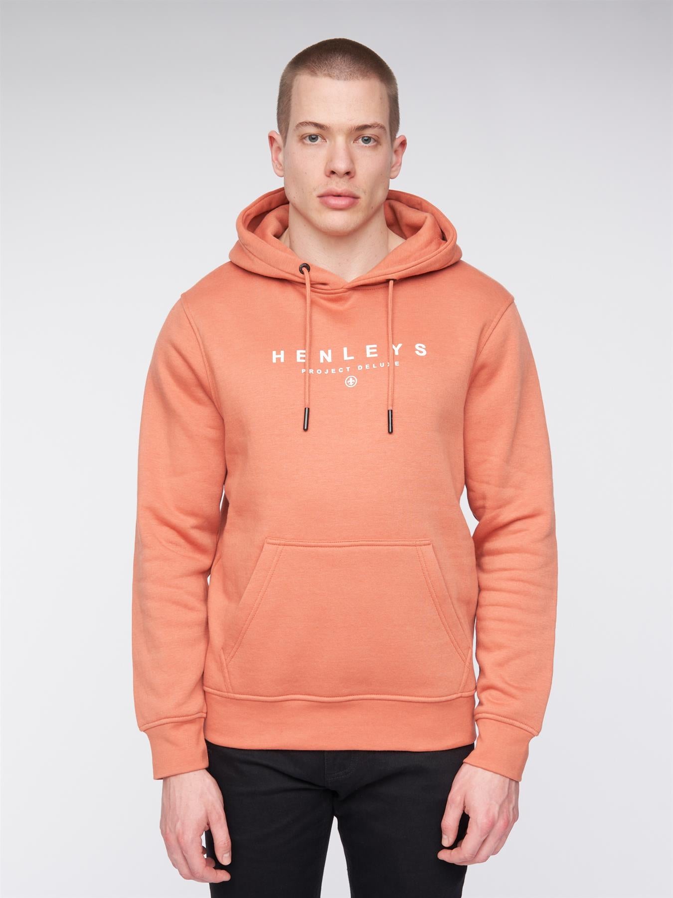Mens Ninesix Hoodie Brick Red