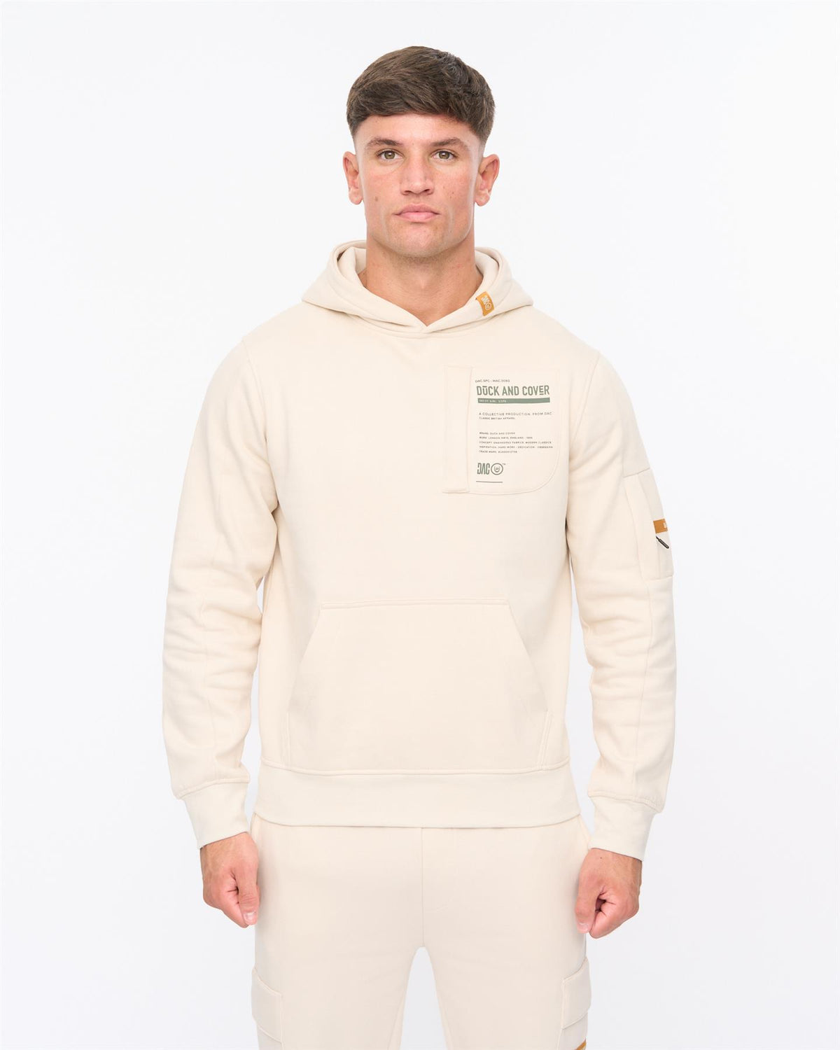 Mens Adamsberg Hoodie & Joggers Set Off White