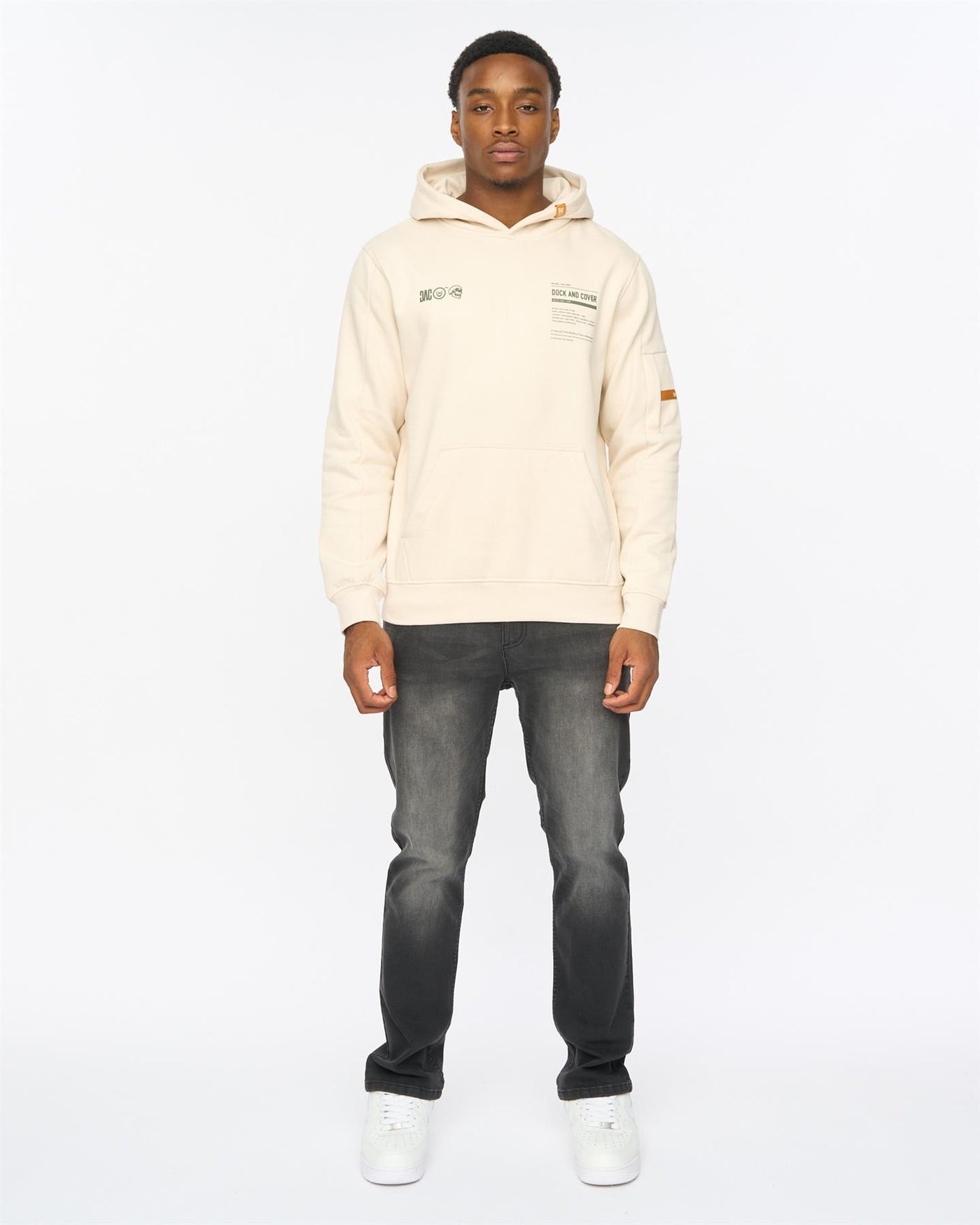 Mens Skullmatic Hoodie Off White