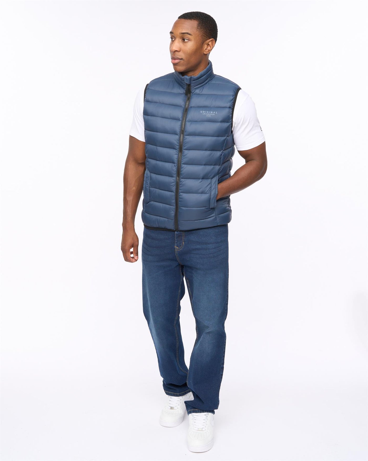 Mens Gattering MVE Gilet Navy
