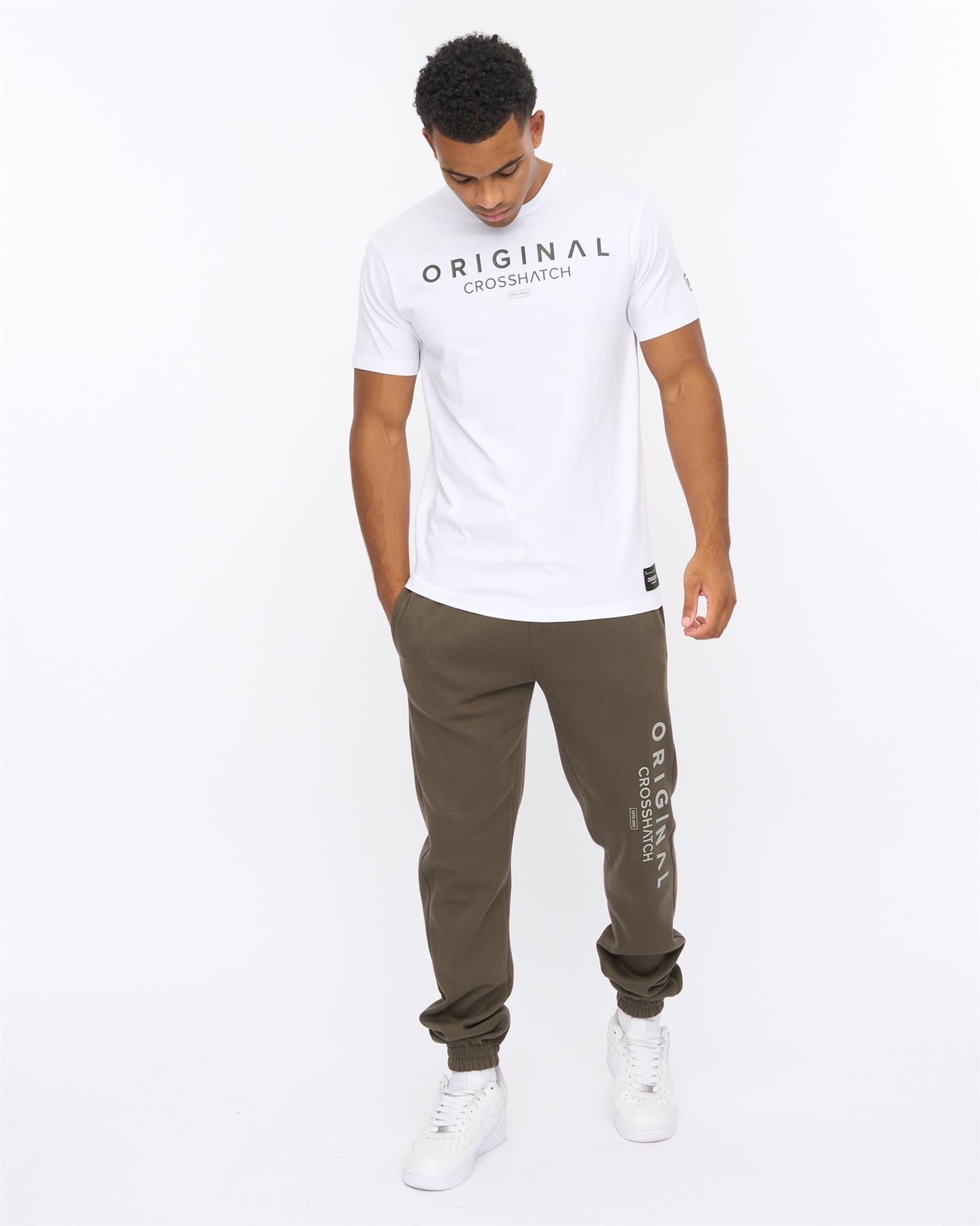 Mens Jamals Joggers Dark Olive