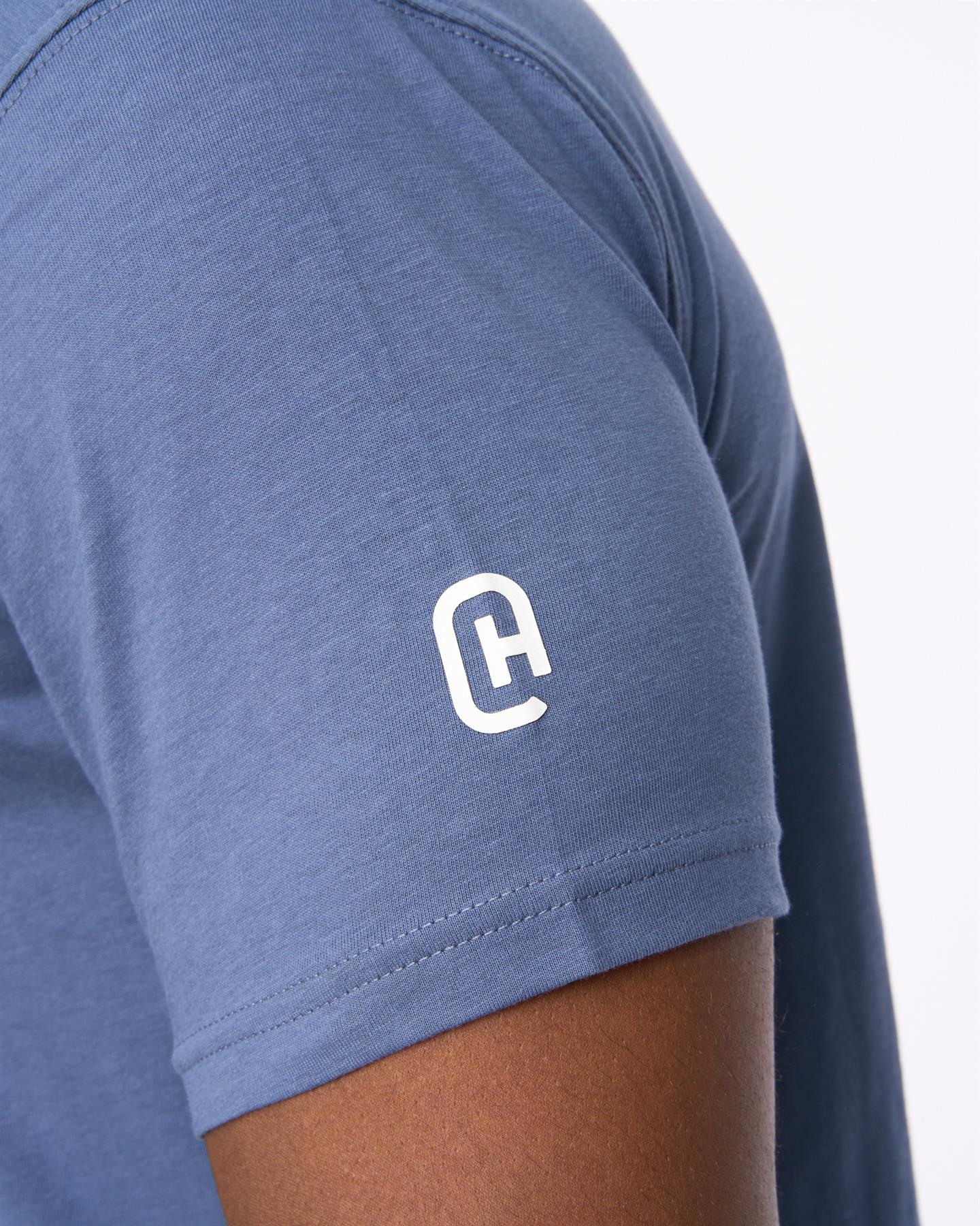 Mens Mappedout T-Shirt Denim Blue