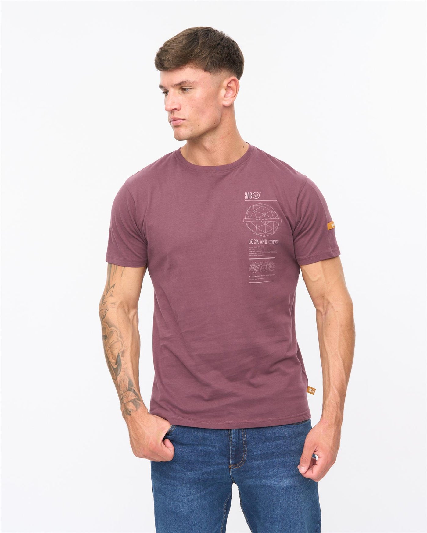 Mens Ashland T-Shirt Raisin