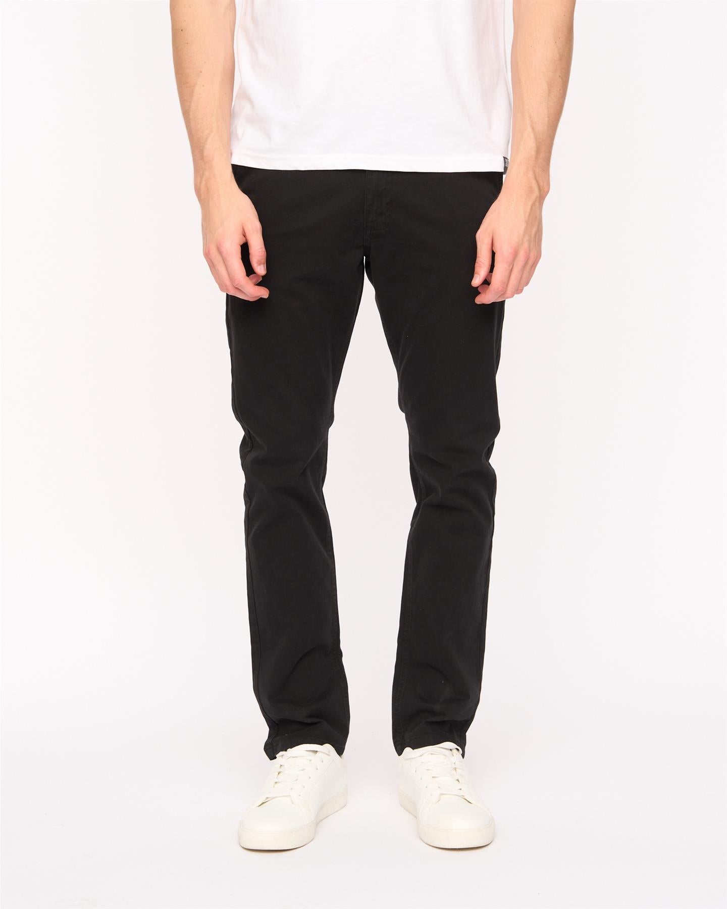Mens Moretor Chinos Black