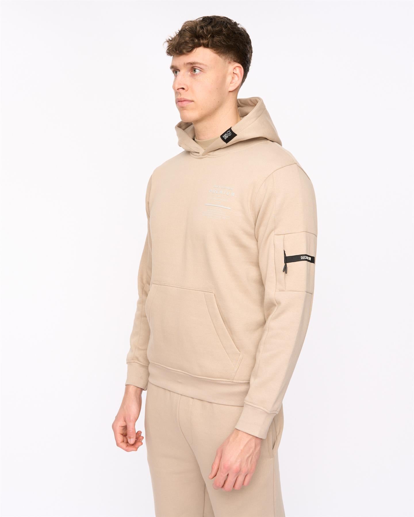 Mens Rayland Hoodie Stone