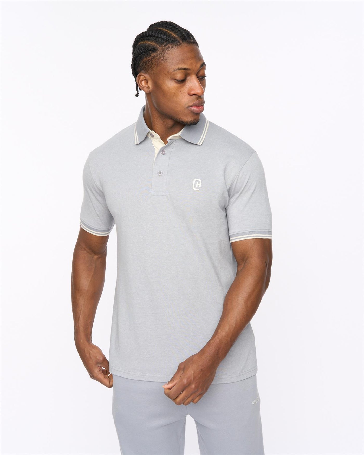 Mens Preece Polo Light Blue