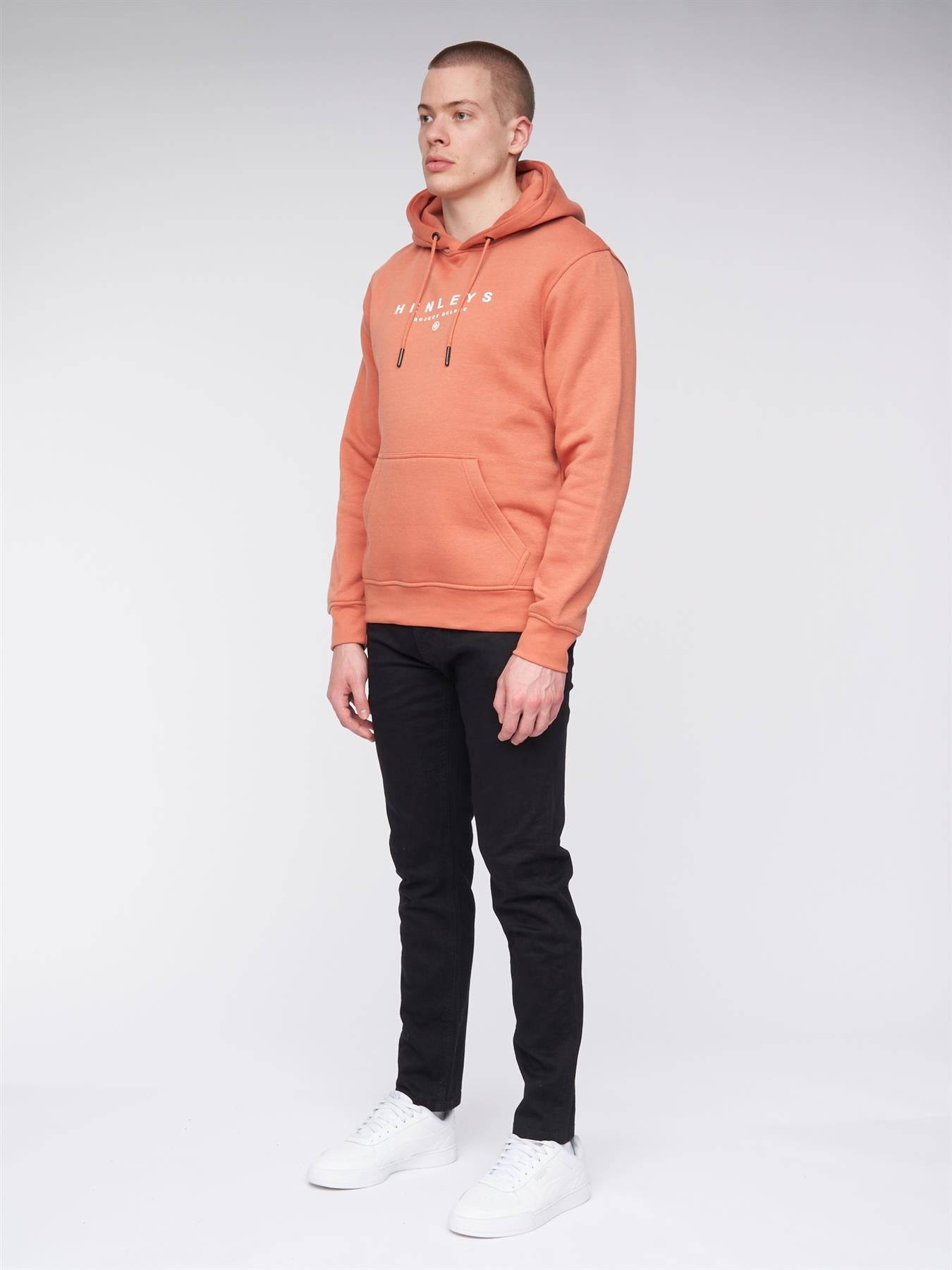 Mens Ninesix Hoodie Brick Red