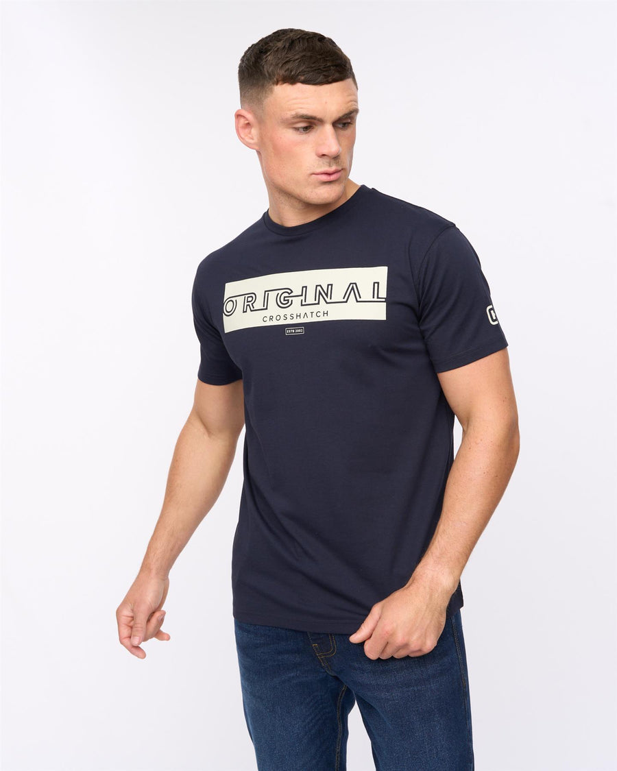 Mens Kratmoss T-Shirt Navy