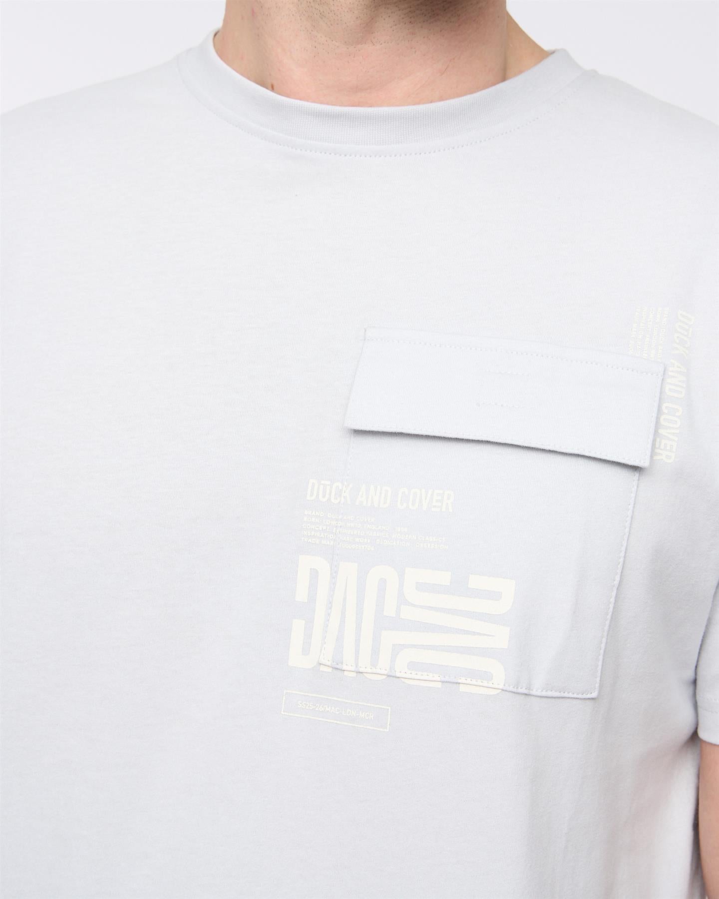 Mens Trentflax T-Shirt Light Blue