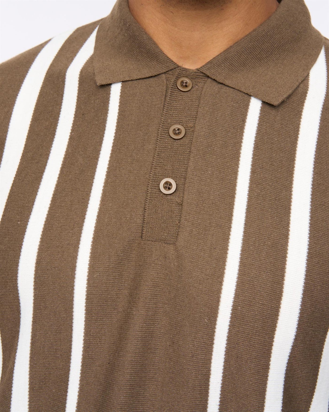 Stalwart Knit Polo Dark Taupe