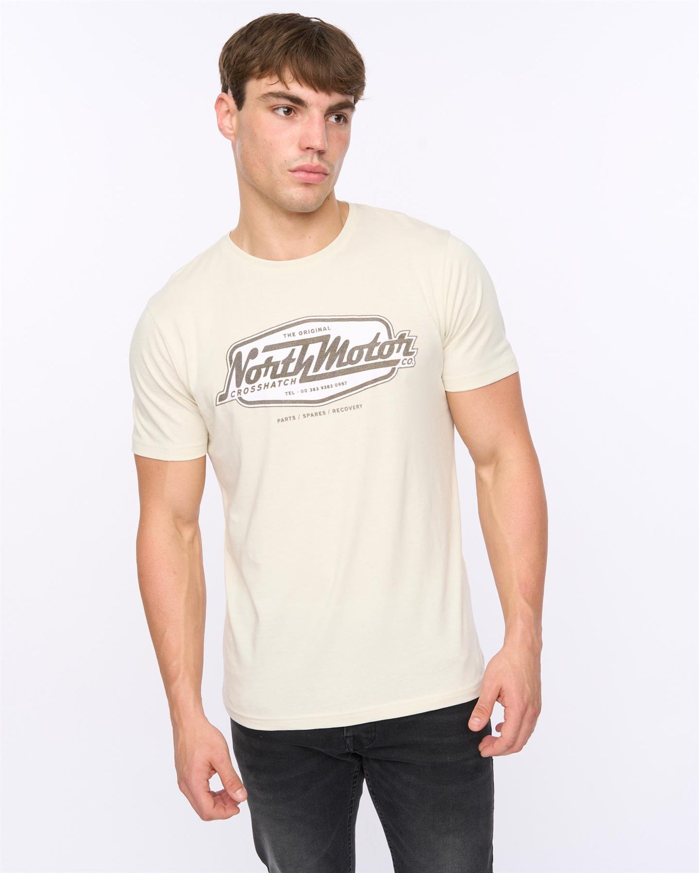Mens Hellmere T-Shirt Off White