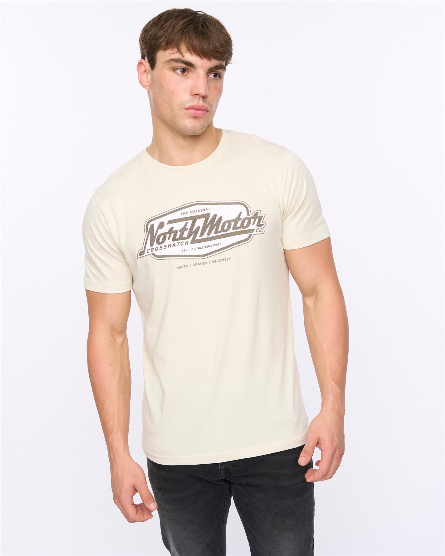 Mens Hellmere T-Shirt Off White