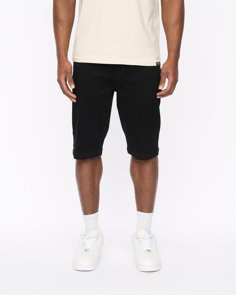 Mens Hammersmith Denim Shorts Black Wash