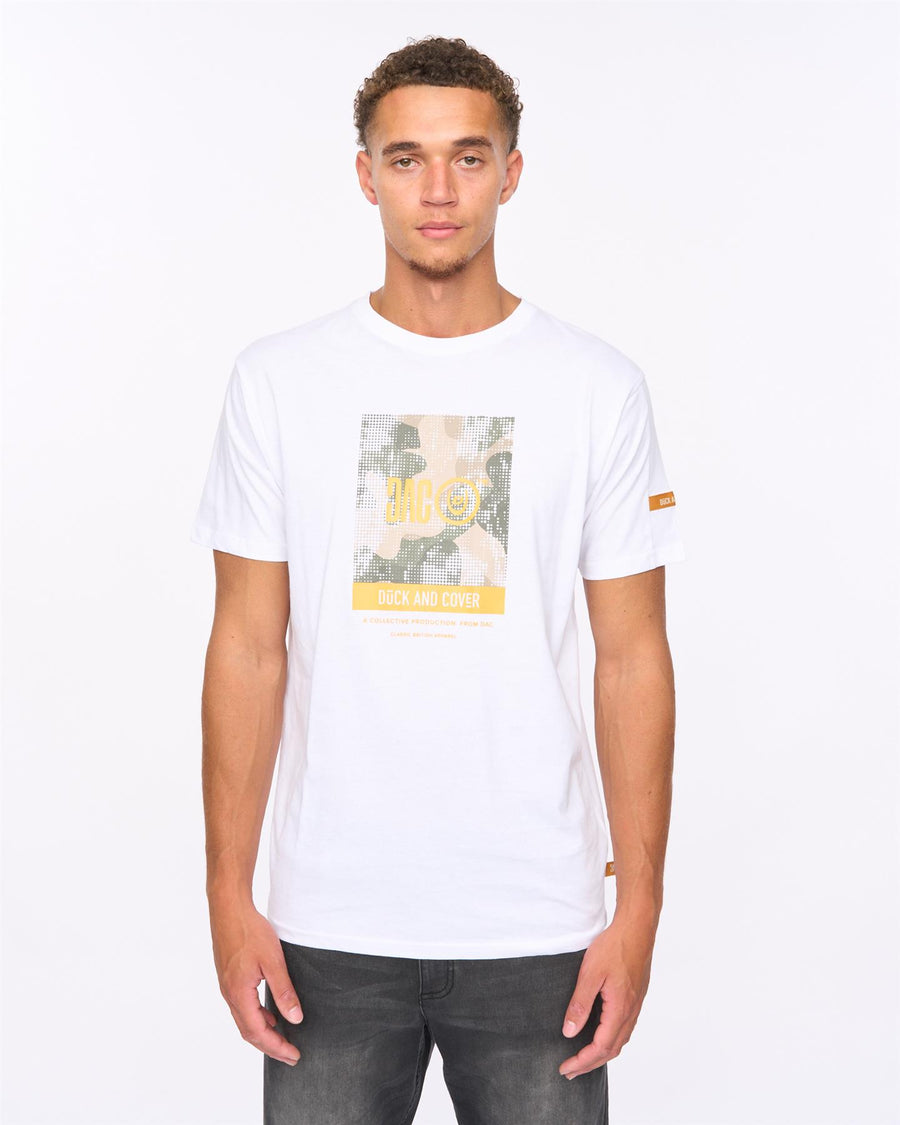 Mens Camostack T-Shirt White
